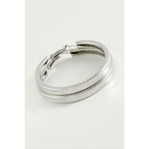 Ezme Kare Halka Küpe 5,5 cm