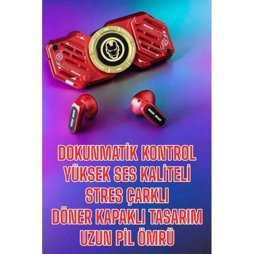 Bluetooth Kulaklık Stres Çarklı Döndürülebilir Uzun Şarj Süreli  Kulaklığı