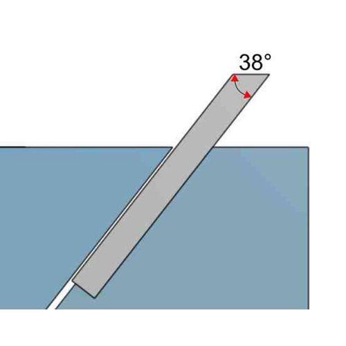 Bıçak Öğütücü 38 ° - 40 ° - Planer - 5142352