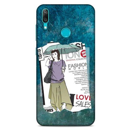 Sokak Modası 21 Huawei Y7 2019 Kılıf Desenli Silikon