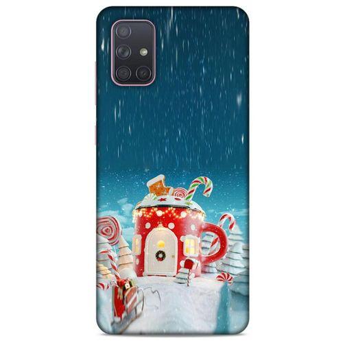 Samsung Galaxy A71 Kılıf Snowix (13) Silikon Kap Kırmızı