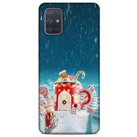 Samsung Galaxy A71 Kılıf Snowix (13) Silikon Kap Kırmızı