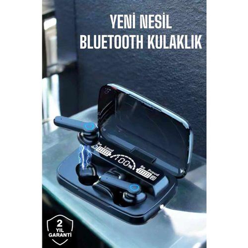 Bluetooth Kulaklık Powerbankli Dijital Göstergeli Dokunmatik Kontrol