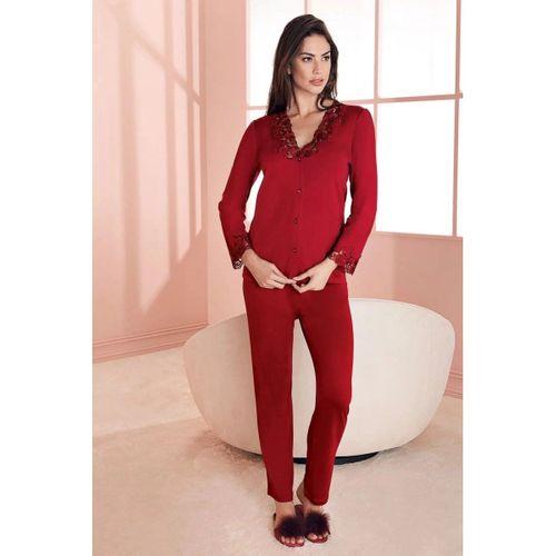 Espuar 752 Penye 3'lü Sabahlık Pijama Takımı