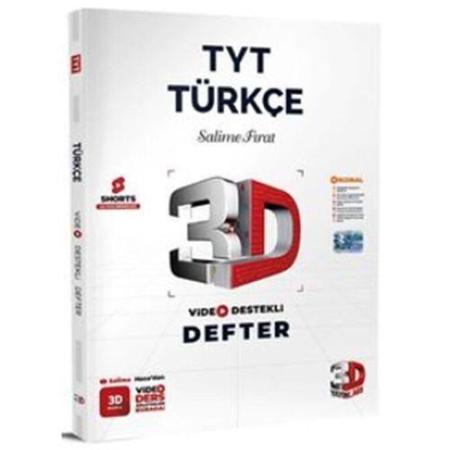 TYT Türkçe Video Destekli Defter 3D Yayınları