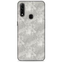Mermer Desenli (3) Tema Kapak Gri Oppo A31 Kılıf