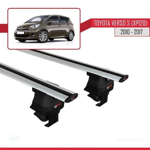 Toyota Ractis / Verso S (XP120) 2010-2017 Arası ile uyumlu ACE-4 Ara Atkı Tavan Barı GRİ