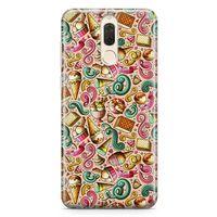 Huawei Mate 10 Lite Kılıf Gelato Dondurma Arka Kapak Koruma Desenli Full Koruyucu