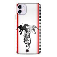 Lopard Apple Iphone 11 Uyumlu Kılıf Tattoo's (49) Ultra Silikon Kılıf Dragon Love
