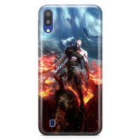 Samsung Galaxy M10 Kılıf God Of War Arka Kapak Koruma Desenli Full Koruyucu