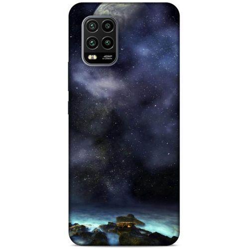 Lopard Xiaomi Mi 10 Lite Uyumlu Kılıf Gece'S (15) Antişok Kılıf Ay Işığında