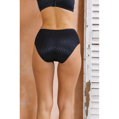 Yüksek Bel Slip Külot Siyah
