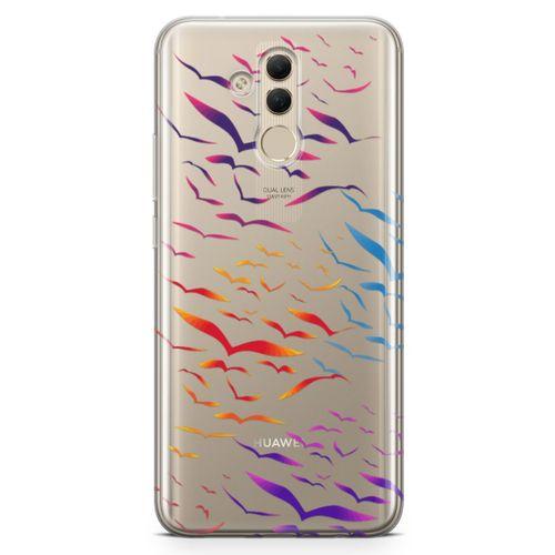 Huawei Mate 20 Lite Kılıf Göç Zamanı Arka Kapak Koruma Desenli Full Koruyucu