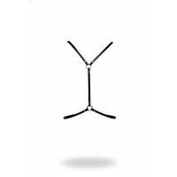 Siyah Kadın Kemer Deri Halka Detaylı Vücut Aksesuarı - Brf202