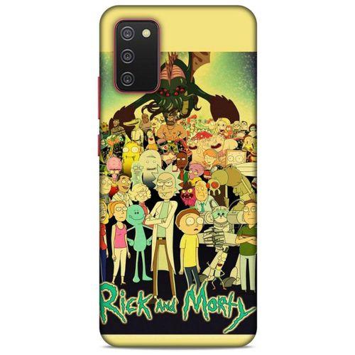 Samsung Galaxy A02s Uyumlu Kılıf Rick And Morty (38) Neo Hybrid Kılıf Rick Sanchez