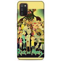 Samsung Galaxy A02s Uyumlu Kılıf Rick And Morty (38) Neo Hybrid Kılıf Rick Sanchez