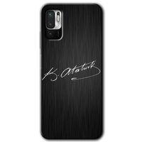 Poco M3 Pro Kılıf HD Desen Baskılı Arka Kapak - İmza Atatürk