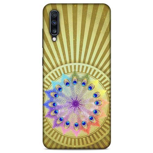 Samsung Galaxy A70s Kılıf Desenli Özel Seri Tüyler (27) Tasarımlı Kılıf