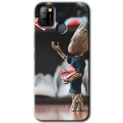 İnfinix Smart 5 Kılıf HD Desen Baskılı Arka Kapak - I am Groot
