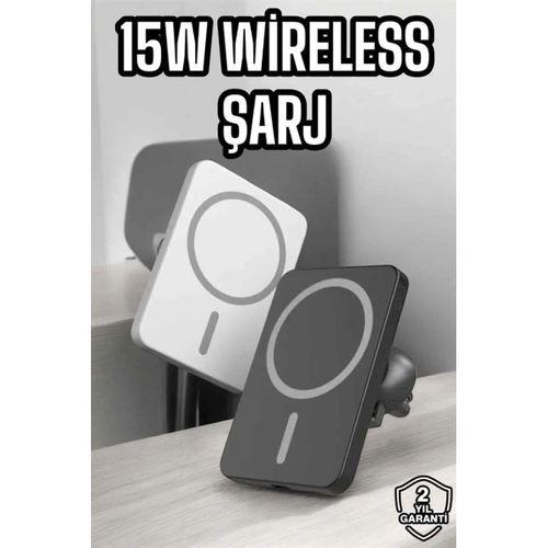 İos Uyumlu Manyetik Tasarım Magsafe İphone 12 13 14 15 Uyumlu Powerbank