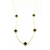 Vc Yonca Kolye - Siyah