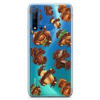 Huawei P20 Lite 2019 Kılıf Nutella Park Arka Kapak Koruma Desenli Full Koruyucu