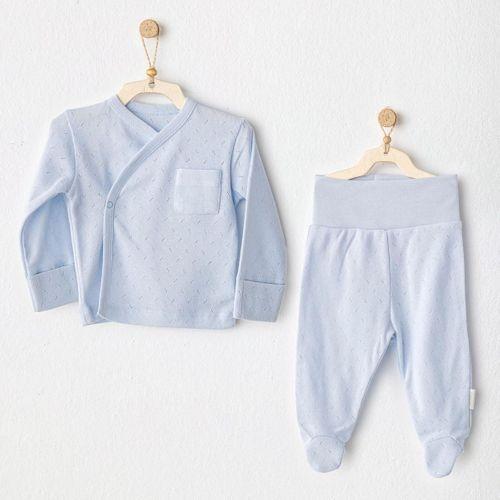 Andywawa AC25557 Side Snap Set 2'Li Zıbın Takım Blue