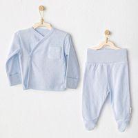 Andywawa AC25557 Side Snap Set 2'Li Zıbın Takım Blue