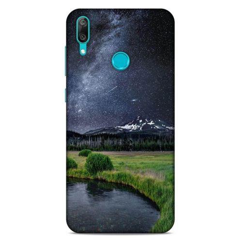 Lopard Huawei Y7 2019 Uyumlu Kılıf Gece'S (44) Tough Armor Kılıf Siyah Gece