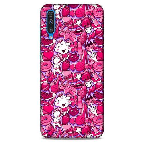 Graffitix (5) Desenli Silikon Kapak Samsung Galaxy A50 Kılıf