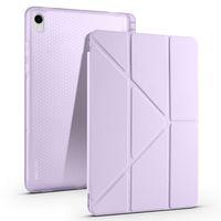 Galaxy Tab S11 Kılıf Zore Tri Folding Kalem Bölmeli Standlı Kılıf