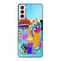 Samsung Galaxy S21 Plus Uyumlu Kılıf Face'X 28 Arka Kapak Sanatsal