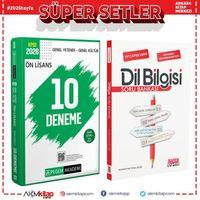 Pegem KPSS Önlisans 10 Deneme ve AKM Dil Bilgisi Soru Bankası Seti 2 Kitap