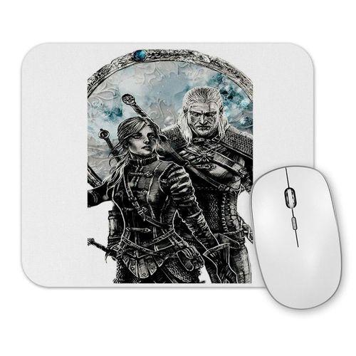Geralt e Cirilla Mouse Pad.jpg