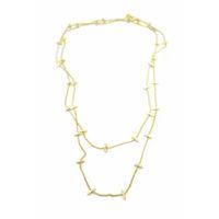 Çubuk Kolye - 90cm - Altın