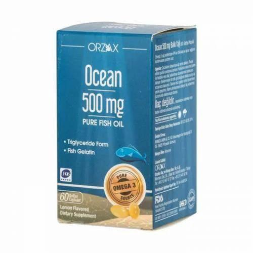 Ocean Pure Fish Oil 500Mg 60 Kapsül-Güvenli Omega 3 -Ifos