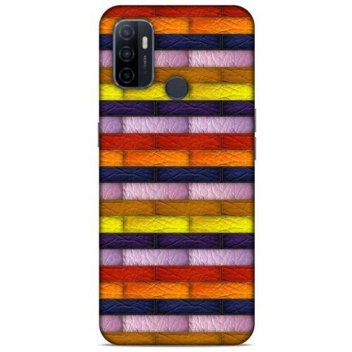 Huawei P40 Kılıf Patchwork (30) Silicone Case Şeker Pembe Sarı