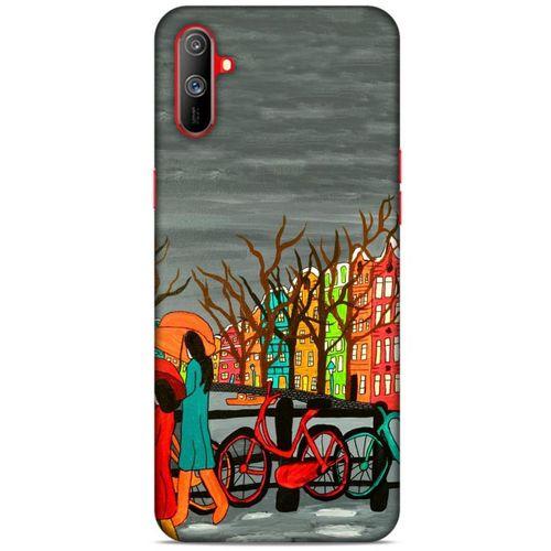 Cityx (43) Oppo Realme C3 Kılıf Silikon Kapak Desenli