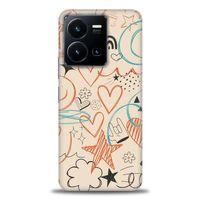 Xiaomi Redmi Note 12 Pro 5G Kılıf HD Baskılı Kılıf - Notalar Turuncu + Tam Ekran Koruyucu