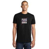 Chicken Dinner Baskılı Siyah Erkek Tshirt