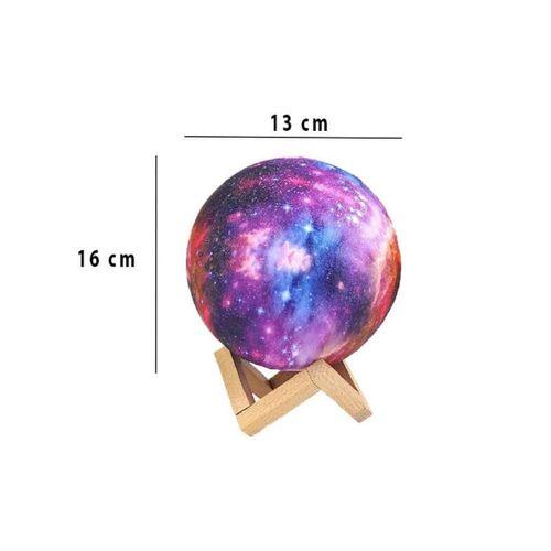 Dekoratif Yerküre Renkli 15 Cm Pilli