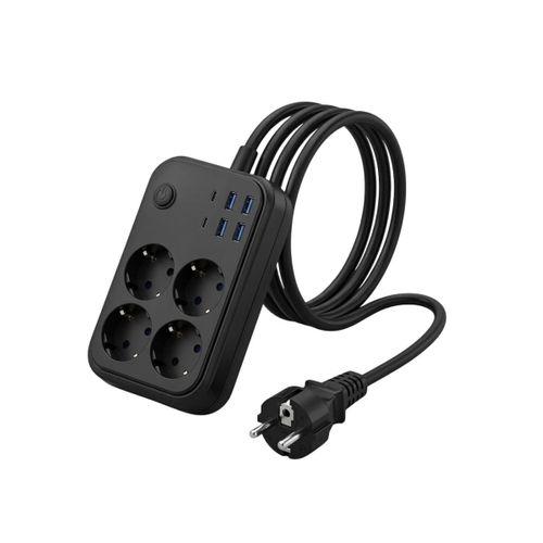 Akım Korumalı Uzatma Prizi 4 Usb 2 Type C Dayanıklı Ve Güvenli Tasarım
