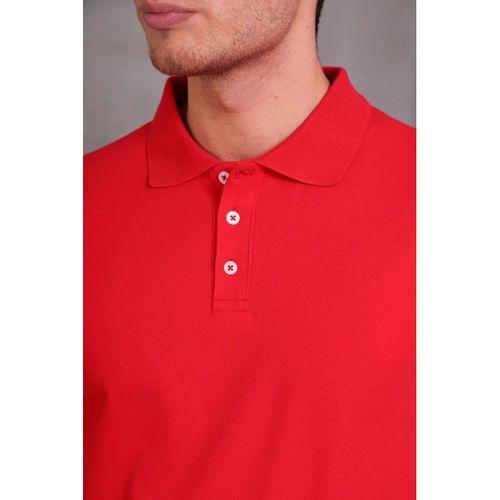 Erkek Slim Fit Pamuklu Yumuşak Doku Nefes Alan Kumaş Yakalı Tişört