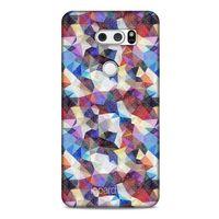 LG K40S Kılıf Pastel Renkler (5) Koruma Kabı Beyaz Lacivert