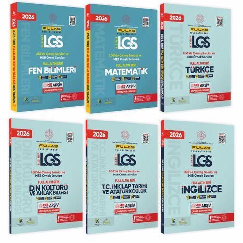 2026 8 Sınıf Full LGS Altın Seri FULAS MEB Çıkmış Modüler Soru Bankası Seti PDF Çözümlü ALTIN PAKET