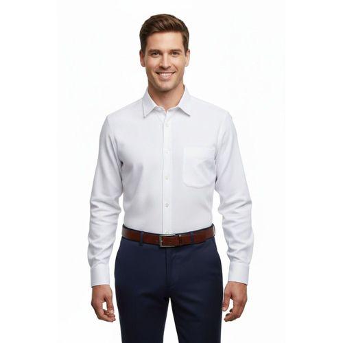 Erkek Klasik Petek Dokulu Uzun Kol Gömlek 3806 BGL-ST04816