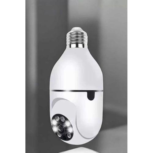 Ampul Görünümlü Güvenlik Kamerası Duylu Wifi Kamerası Dönebilen