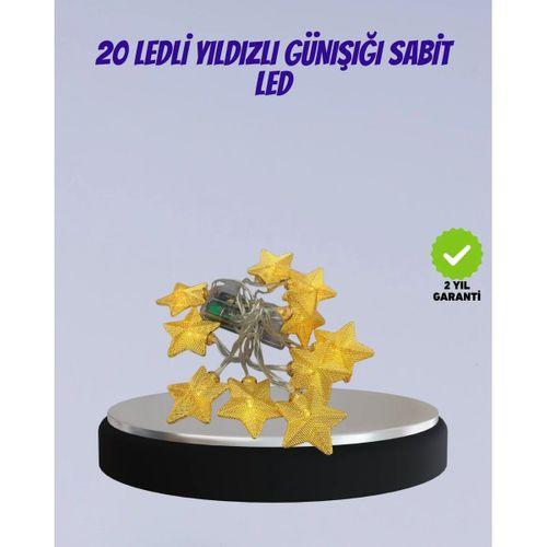 Yıldız Figürlü Led Şerit Işık 5m İç Mekan Dekor Aydınlatma