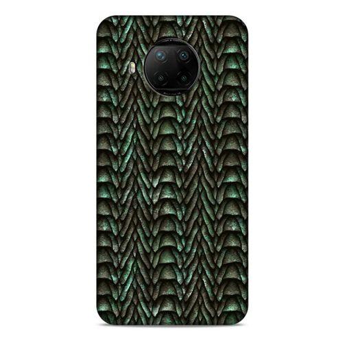 Xiaomi Redmi Note 9 Pro 5G Kılıf Dragons (9) Kılıf Ejderha Cilt Açık Yeşil