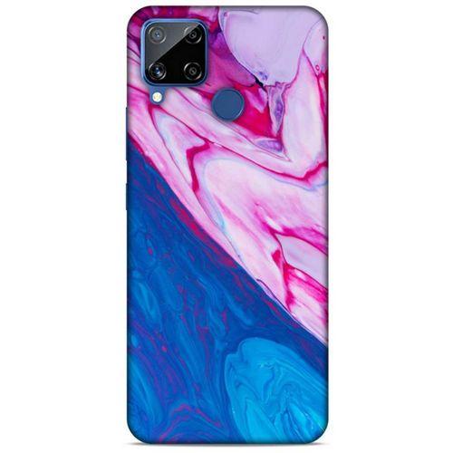 Realme C15 Uyumlu Kılıf Pembe Delisi (14) Lansman Kılıf Mermer